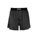 トムフォード TOM FORD SHORT BOXER IN SETA T4LE41010002 Men アンダーウェア BLACK XL M S L 【送料無料・関税込】