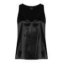 ピンコ PINKO U-neck top 103028A1RIZ99 Women タンクトップ・キャミソール Black 46 【送料無料・関税込】