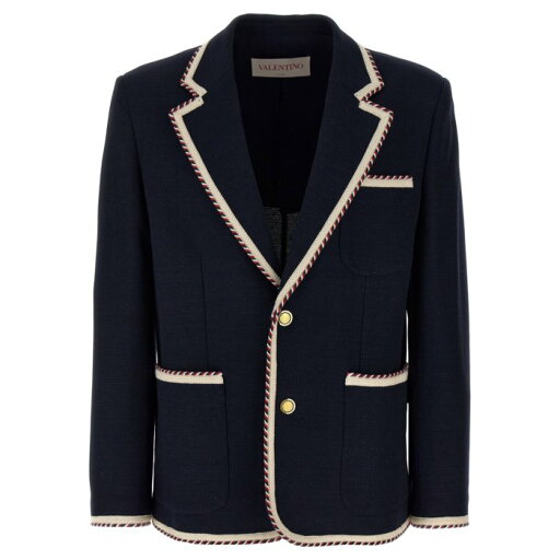 ヴァレンティノ Valentino Garavani TORCHON BLAZER メンズ ウェア ジャケット & コート スーツ・ジャケット Blue IT50 IT54 男性 V3CEG75AMR598 【送料無料・関税込】 ヴァレンティノ Valentino Garavani TORCHON BLAZER メンズ ウェア ジャケット & コート スーツ・ジャケット Blue IT50 IT54 男性 V3CEG75AMR598 【送料無料・関税込】