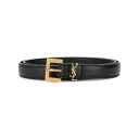 サンローラン Saint Laurent Saint Laurent Belts Black 554465BOO0W1000 Women ベルト・サスペンダー Blacks and greys 70 75 80 85 90 95 100 105 60 65 【送料無料・関税込】