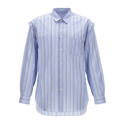 コムデギャルソン シャツ Comme Des Garcons SHIRT Unfinished striped shirt FNB029W241 Men シャツ・ブラウス Light Blue L M XL S 【送料無料・関税込】 コムデギャルソン シャツ Comme Des Garcons SHIRT Unfinished striped shirt FNB029W241 Men シャツ・ブラウス Light Blue L M XL S 【送料無料・関税込】
