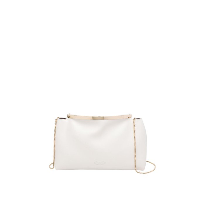 Tod's - Tod's トッズ レディース ハンドバッグ・ショルダーバッグ XAWCRNY2400RORB015 Tods Magenta Clutch White onesize 【送料無料・関税込】