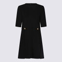 ヴェルサーチェ VERSACE Dresses Black ウィメンズ ウェア トップス ワンピース・ドレス・オールインワン Black 42 44 40 38...