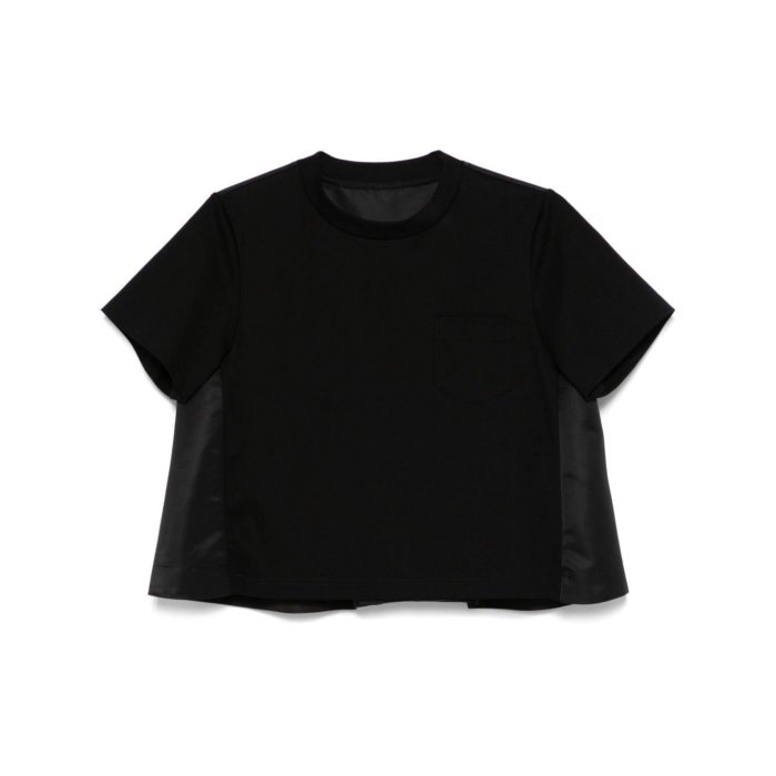 【送料無料・関税込】 サカイ sacai T-shirts and Polos Black ウィメンズ ウェア トップス Tシャツ・カットソー Black 1 2 3 4 女性 25-07693001