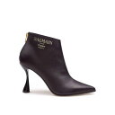 バルマン Balmain Tronchetto in black leather ウィメンズ シューズ ブーツ Black 39 38 37.5 36 37 女...