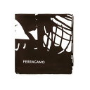 フェラガモ FERRAGAMO Venus Print Silk Scarf 310169773420003 Women スカーフ・マフラー Brown one...