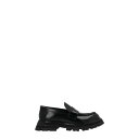 アレキサンダー・マックイーン Alexander McQUEEN LEATHER LOAFERS ウィメンズ シューズ ローファー Black 女性 66632...