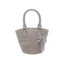 セルフ・ポートレイト self-portrait Charm Tote Bag 314BGREY Women トートバッグ Grey onesize 【送料無料・関税込】