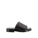 フェラガモ FERRAGAMO Leather sandals 021258760634NERO Men サンダル Black 7 8 【送料無料・関税込】