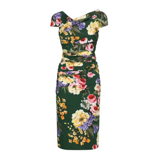 ドルチェガッバーナ Dolce & Gabbana Floral Print Dress F6FAETFSA57HV4YB Women ワンピース・ドレス・オールインワン Green 50 【送料無料・関税込】 ドルチェガッバーナ Dolce & Gabbana Floral Print Dress F6FAETFSA57HV4YB Women ワンピース・ドレス・オールインワン Green 50 【送料無料・関税込】