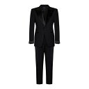 トムフォード TOM FORD Black Cool Wool Groom Tuxedo Suit 2EAPQ1WOS02LB999 Men スーツ・ジャケット...