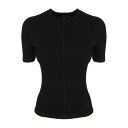 ワイスリー Y-3 Fitted short sleeve tee HY1249 Women Tシャツ・カットソー Black M L 【送料無料・関税込】(4)