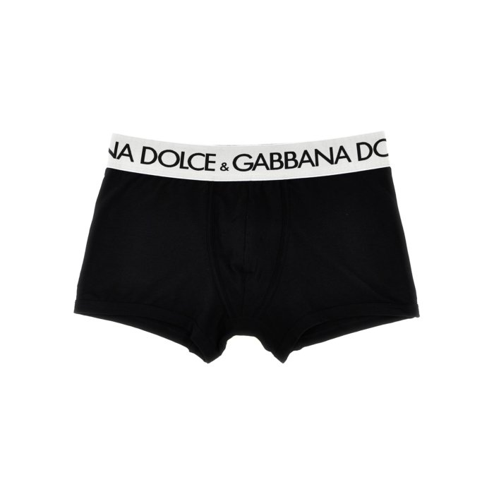 【楽天ブラックフライデー最大80%OFF+P2倍~】Dolce & Gabbana ドルチェガッバーナ メンズ アンダーウェア M4B97JONN97N0000 Logo boxer shorts Black 3 4 5 6 2 7 【送料無料・関税込】
