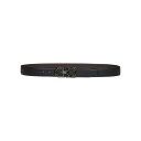 フェラガモ FERRAGAMO Ferragamo Belts 679710DOUBLEADJUS689134 Men ベルト・サスペンダー Nero 100 ...