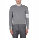 トム・ブラウン Thom Browne 4BAR STRIPE JERSEY メンズ ウェア トップス ニット・セーター・カーディガン Grey 1 3 4 5...