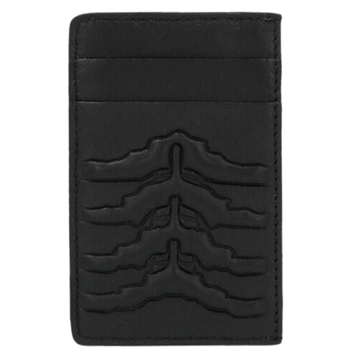 アレキサンダー・マックイーン Alexander McQUEEN 'RIB CAGE’ CARD HOLDER メンズ アクセサリー 財布・カードケース Black U TU ONESIZE 男性 550832ASOAO1000 【送料無料・関税込】