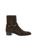 サンローラン Saint Laurent 'Wyatt' ankle boots 818329AADXB6023 Men ブーツ Brown IT40 IT41...