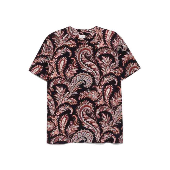 エトロ ETRO T-Shirt AK928MRMA0002X0884 Men Tシャツ・カットソー Blue XL 2XL L M S 【送料無料・関税込】