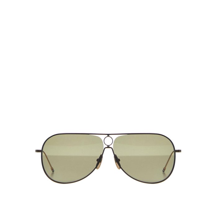 トム・ブラウン Thom Browne Sunglasses その他 Black ONESIZE TBS115A03BLACKIRON 【送料無料・関税込】