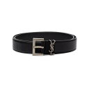 サンローラン Saint Laurent Saint Laurent Belts Black 634440BRM0E1000 Men ベルト・サスペンダー Bl...