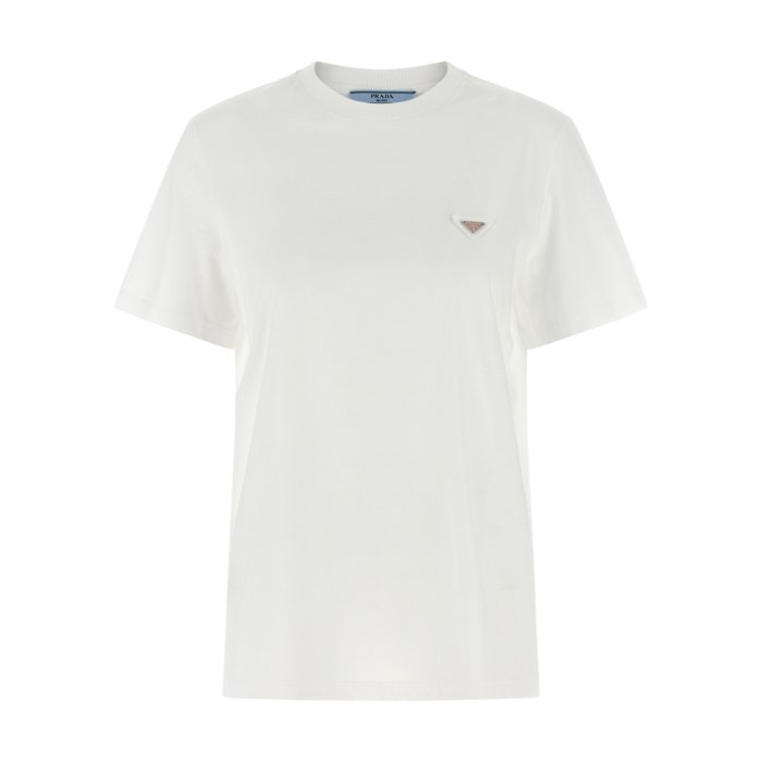 【PRADA】プリント入り ジャージー Tシャツ 関税込み 楽天市場】プラダ(サイズ(S/M/L)M)(Tシャツ・カットソー