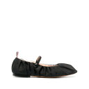 トム・ブラウン Thom Browne Flat shoes Black ウィメンズ シューズ フラットシューズ Black 36 36.5 37 37.5 女...