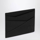 ロエベ LOEWE Puzzle black calfskin card case メンズ アクセサリー 財布・カードケース Black ONESIZE 男性 ...
