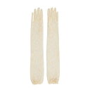 Valentino Garavani ヴァレンティノ レディース グローブ 6W0GD00GNDQYBA LACE GLOVES IVORY 7 8 【送料無料...
