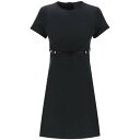 ジバンシィ GIVENCHY short voyou dress in taff ウィメンズ ウェア トップス ワンピース・ドレス・オールインワン Black ...