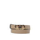フェラガモ FERRAGAMO Gancini Reversible And Adjustable Belt ウィメンズ アクセサリー ベルト・サスペンダー Beige 100 女性 23A564781815743 【送料無料・関税込】