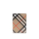 バーバリー Burberry Beige Check Passport Case 8091916 Men 財布・カードケース Beige onesize 【送料...