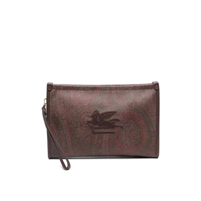 【送料無料・関税込】 エトロ ETRO Brown paisley print bag メンズ バッグ クラッチバッグ・ポーチ Brown ONESIZE 男性 AA012MP2C0001M0019