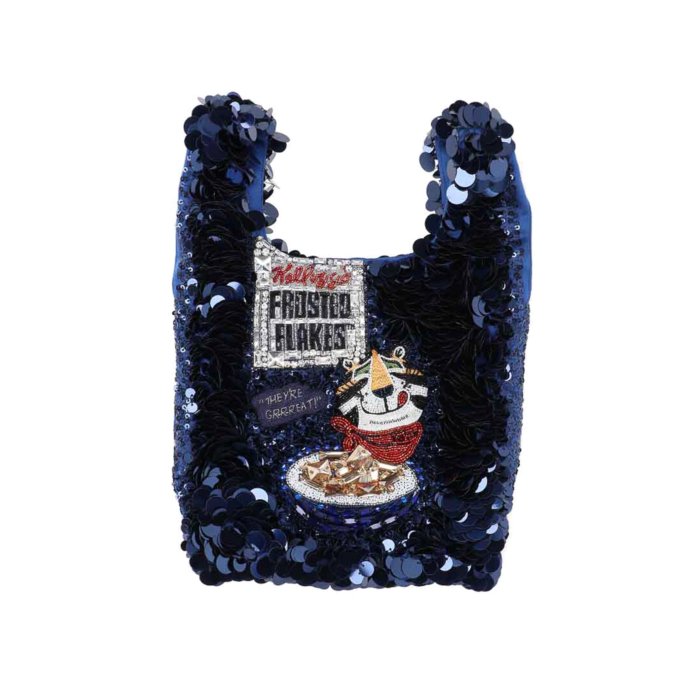 Anya Hindmarch - ANYA HINDMARCH アニヤ・ハインドマーチ レディース トートバッグ 202329BLUEBERRY Mini Tote Bag Blue onesize 【送料無料・関税込】
