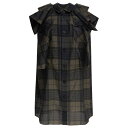 サカイ sacai Plaid print dress 2507889505 Women ワンピース・ドレス・オールインワン Grey 1 2 【送料無料・関税...