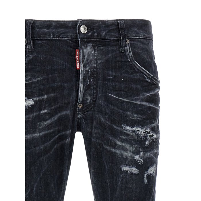 【楽天お買い物マラソン 最大75%OFF+最大P4倍】Dsquared2 ディースクエアード メンズ ジーンズ S71LB1574S30503900 'Skater' jeans Black IT46 IT48 IT50 IT52 IT54 46 48 50 52 44 【送料無料・関税込】