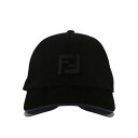 【楽天スーパーセール 最大75%OFF+P2倍】FENDI フェンディ メンズ 帽子 FE40022U05C Eyecap Sunglasses Black 99 【送料無料・関税込】