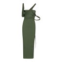 ジ・アティコ THE ATTICO Midi dress 246WCM125J043152 Women ワンピース・ドレス・オールインワン Green 38 【...