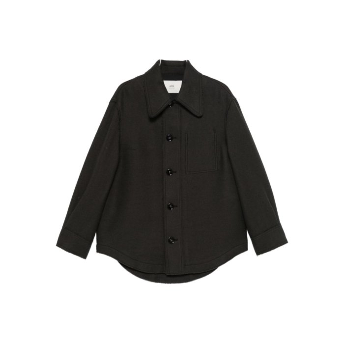 AMI Paris ߥѥꥹ ǥ 奢른㥱å UJK824DWV0078020 Ami Paris Jackets Grey Blacks and greys M S XS ̵ǹ