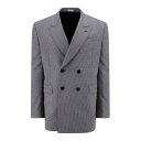 アレキサンダー・マックイーン Alexander McQUEEN Wool blazer with pied-de-poule motif 758359QVU5...