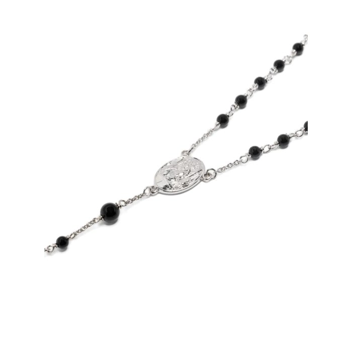 Dolce & Gabbana ドルチェガッバーナ レディース ネックレス WNP4C2W111187655 ROSARY MEDIUM NECKLACE 87655 ARGENTO/PALLADIO onesize 【送料無料・関税込】
