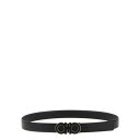 フェラガモ FERRAGAMO 'Gancini' reversible belt 786992NERO Men ベルト・サスペンダー Black 100cm ...