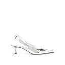 ジミー チュウ JIMMY CHOO Amel 50 Qui Silver slingback AMEL50QUI Women パンプス・ハイヒール Silve...