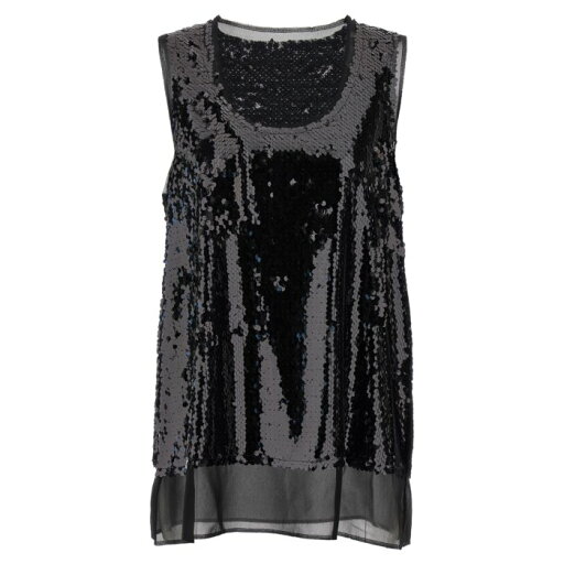 コムデギャルソン Comme Des Gar?ons Sequin top GNB0201 Women タンクトップ・キャミソール Black M S L 【送料無料・関税込】 コムデギャルソン Comme Des Gar?ons Sequin top GNB0201 Women タンクトップ・キャミソール Black M S L 【送料無料・関税込】