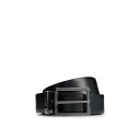 ヒューゴボス HUGO BOSS Leather belt 50471278004 Men ベルト・サスペンダー Black onesize 【送料無料・関税込...