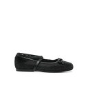 マイケル・コース MICHAEL KORS Leather flats 40F4CTFP1S001 Women フラットシューズ Black 8 7 9 10 ...