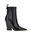 ヴァレンティノ Valentino Garavani 'VLOGO LOCKETTE' ANKLE BOOTS ウィメンズ シューズ ブーツ Black IT3...