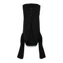モスキーノ MOSCHINO Top 0418J08030555 Women タンクトップ・キャミソール Black 42 【送料無料・関税込】