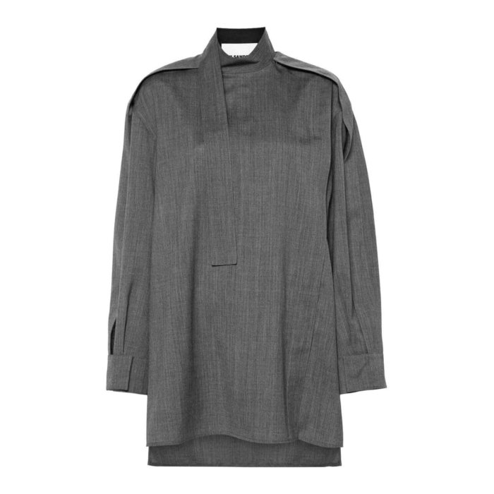 륵 Jil Sander Shirt J02DL0220J40171030 Women ġ֥饦 Black 36 ...