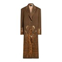 エトロ ETRO Wool And Cashmere Coat ウィメンズ ウェア ジャケット & コート コート・ダウン Brown 36 女性 WRAA00...
