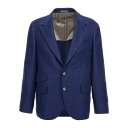ブルネロ・クチネリ Brunello Cucinelli Single breast linen blazer jacket MW4827BWDC802 Men...